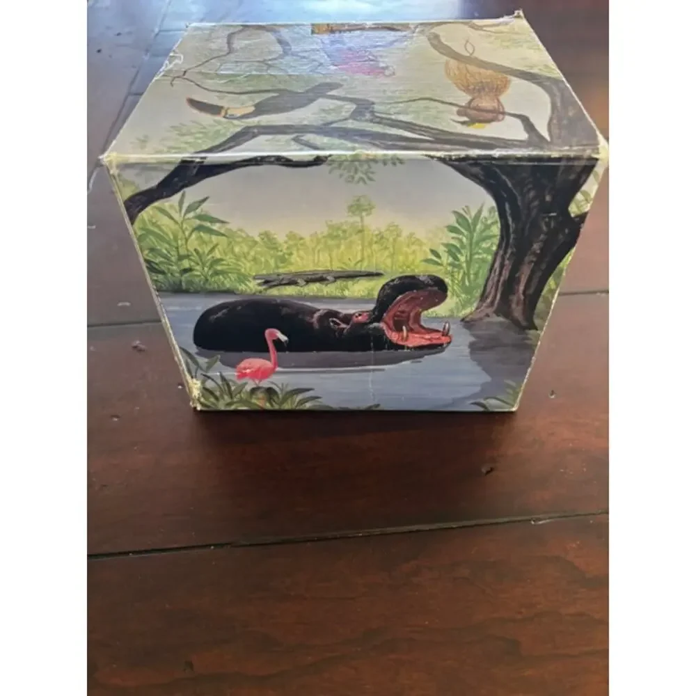 Vintage‎ Wildlife Adventure Cards Educational Animal Learning Card Set w/ Guide